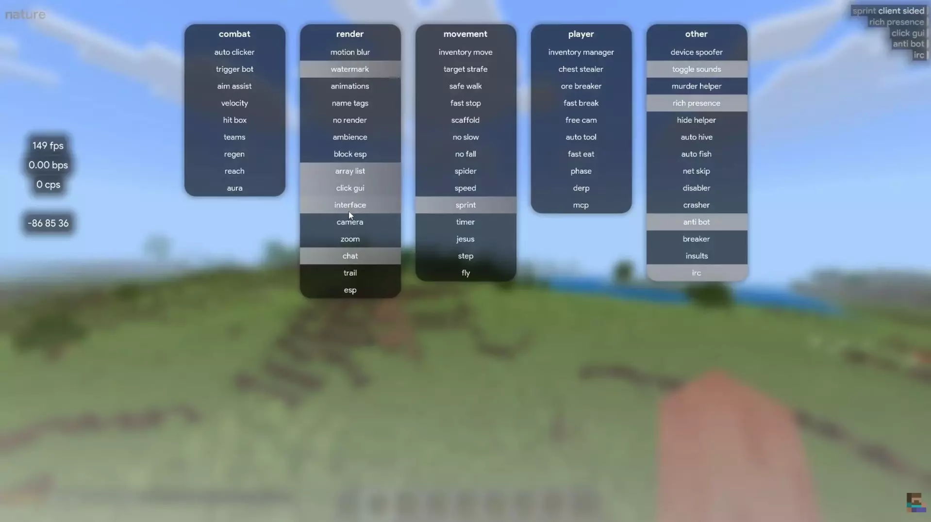 Nature Client