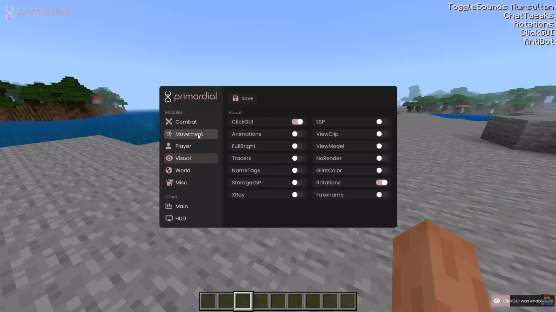 Primordial Client